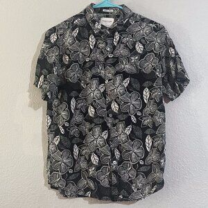 Denim & Flower Ricky Singh Black and White Viscose Shirt